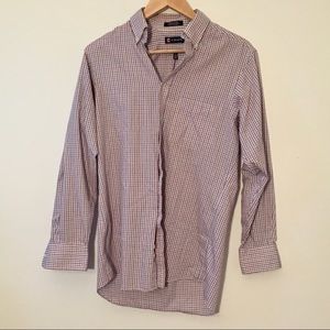 CHAPS Red White Blue Stripe Button-down Shirt